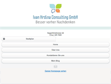 Tablet Screenshot of ih-beratung.com